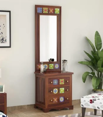 Raw Sheesham Wood Dressing Table 1