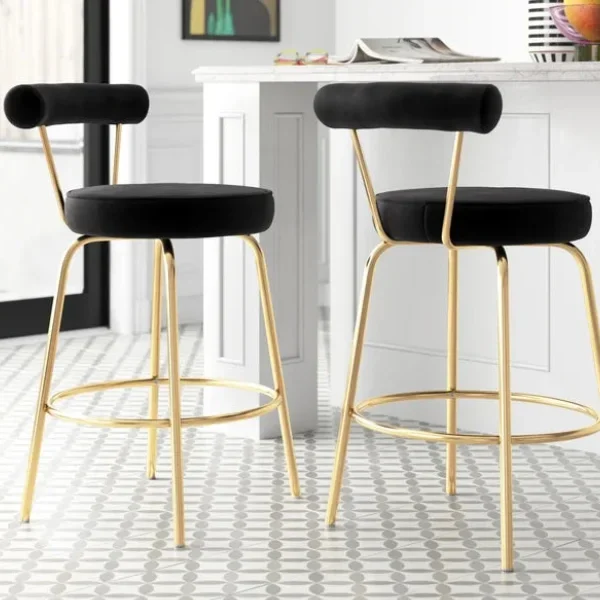 Kayson Swivel  Stool (Set of 2)