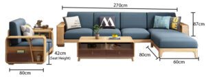 Handmade Wooden Sofa Design | L Shaped Sofa Set | Sheesham Wood