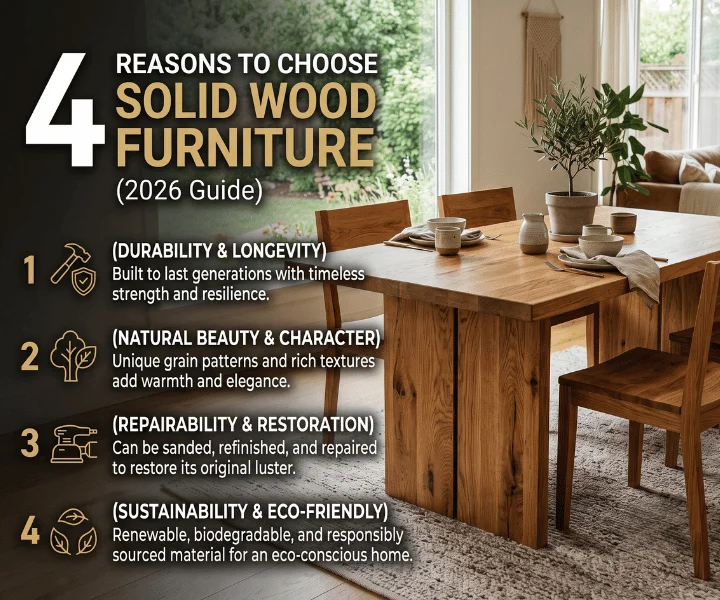 4 Reasons to Choose Solid Wood Furniture for Your Home (2026 Guide)